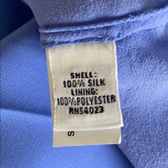 Light Blue Silk Sleeveless Banana Republic Dress - Picture 7 of 8